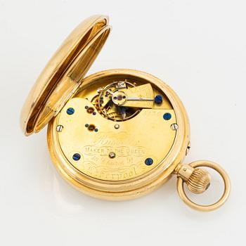 Russells, 18 Church Street, "Maker to the Queen", Liverpool, pocket watch, 51,5 mm.