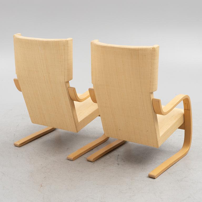 Alvar Aalto, fåtöljer, ett par, modell 401, Artek, Finland.