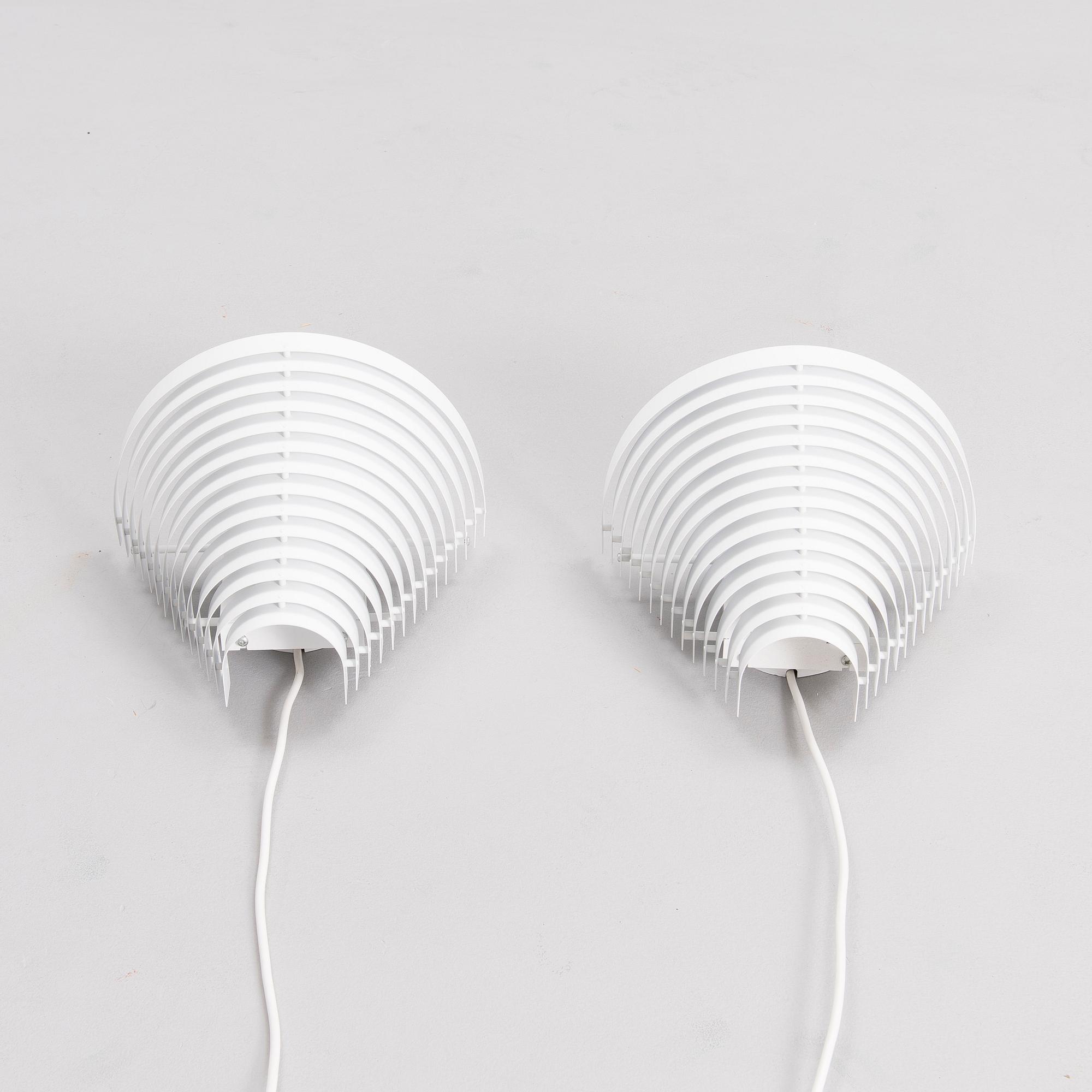 ALVAR AALTO, TWO WALL LAMPS, A190. Artek.
