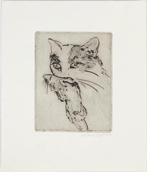 Hans Wigert, etsning, signerad och numrerad 20/30.