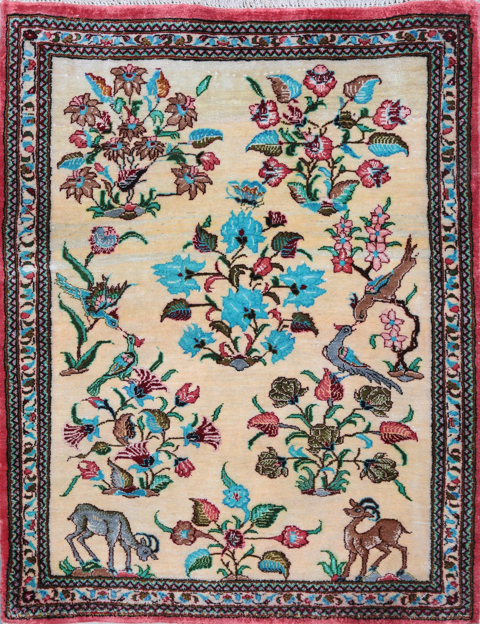 MATTA old silke Ghom. 76x58 cm.