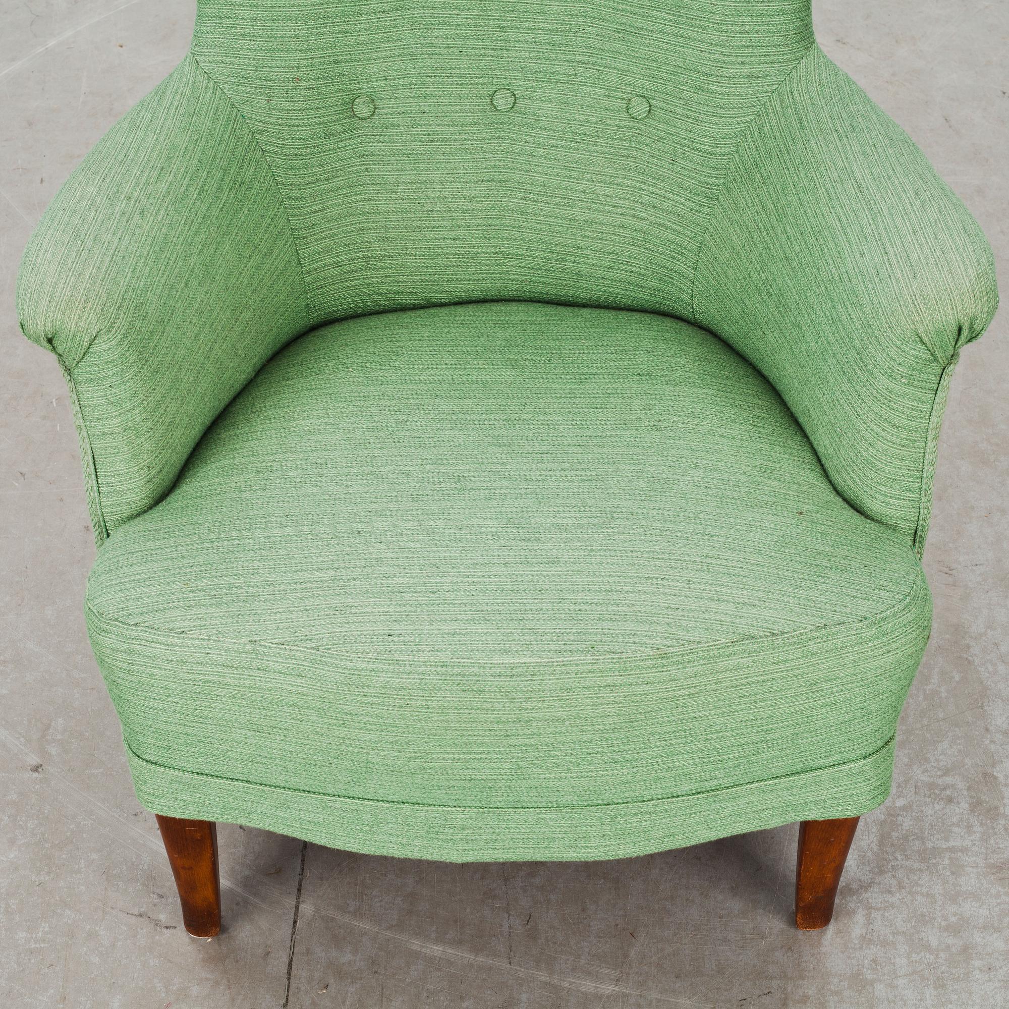 FÅTÖLJ, "Farmor", Carl Malmsten, 1900-talets mitt.