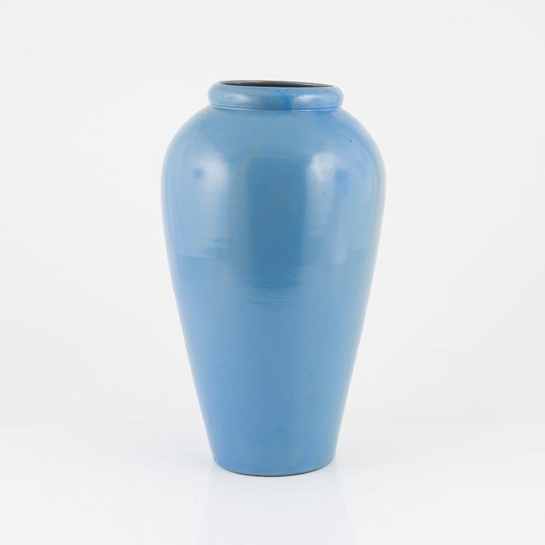 A earthenware floor vase, Nittsjö mid 20th century.