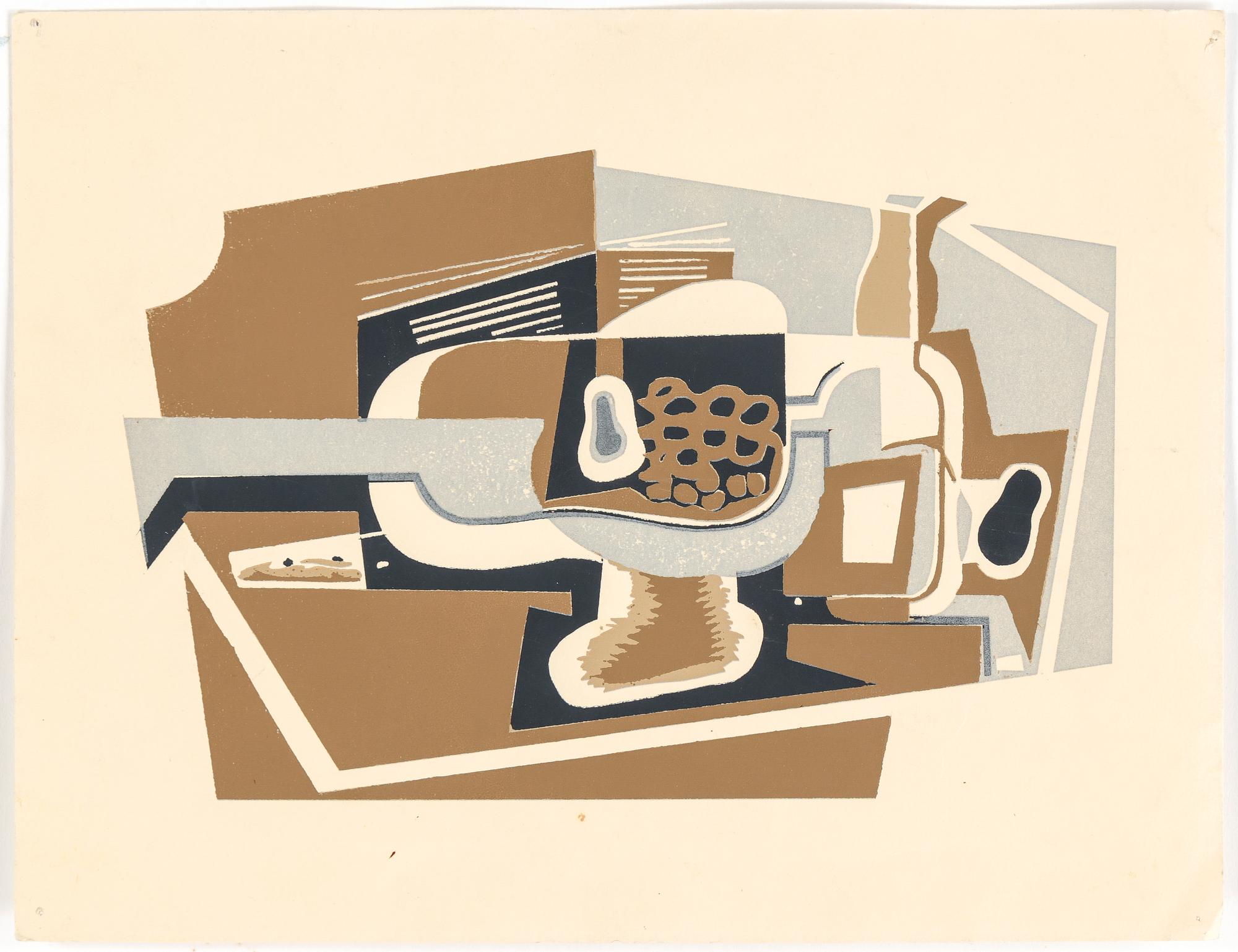 JUAN GRIS (efter), färgserigrafi.