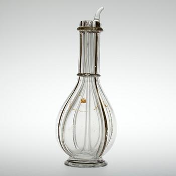 KARAFF, glas, 1800-talets andra hälft.