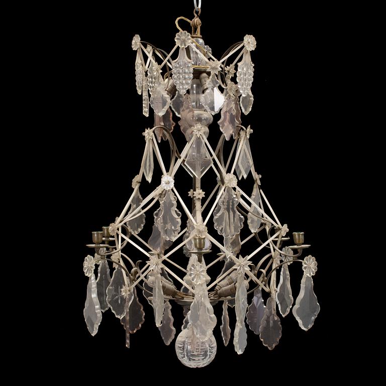 a rococo-style chandelier from the first half of the 20th century.