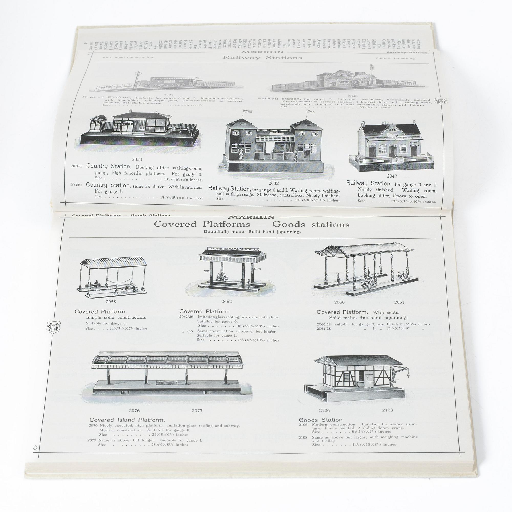 Märklin, Böcker och kataloger, 26 volymer.