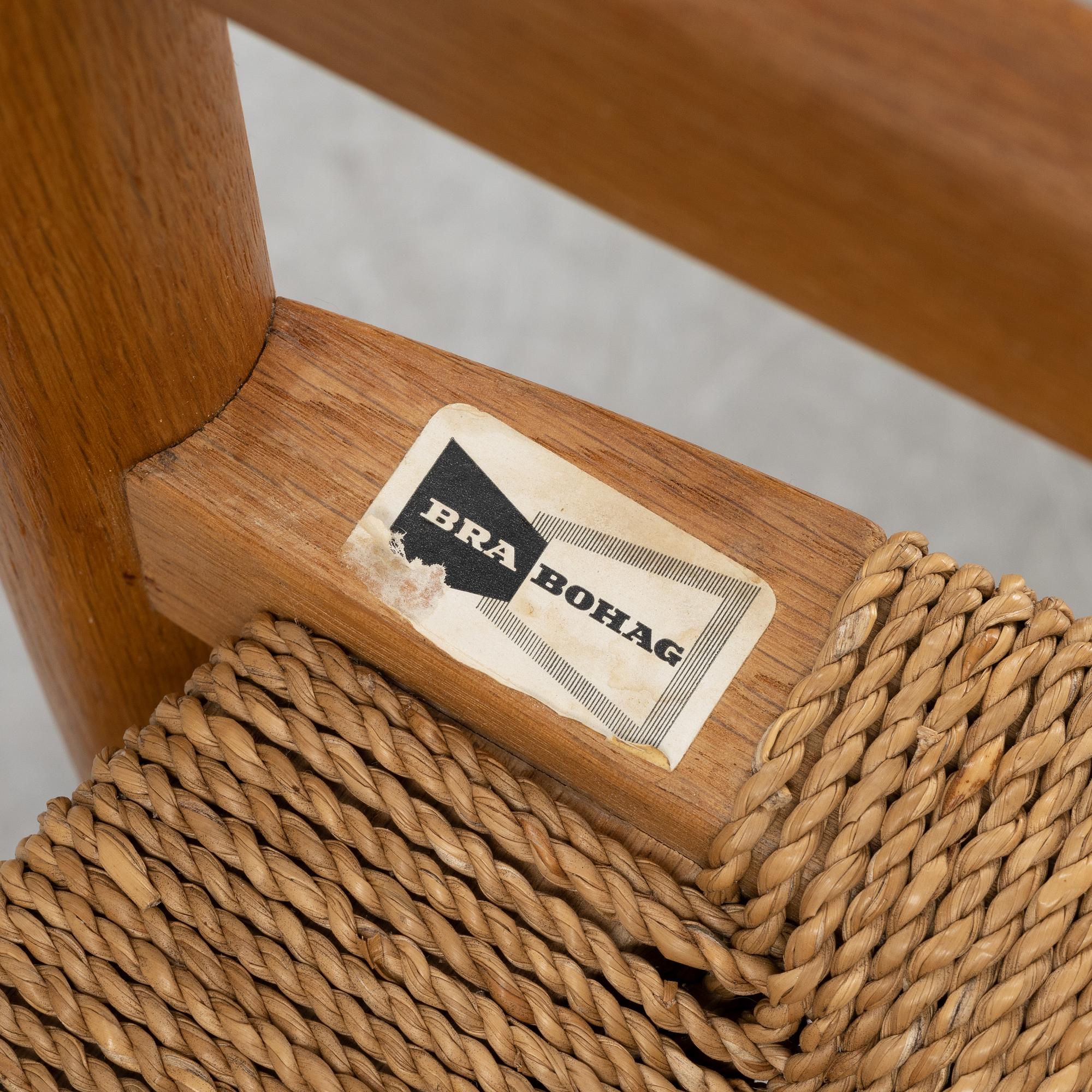 Børge Mogensen, an 'Öresund' dining table and six chairs, second half of the 20th Century.