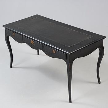 SKRIVBORD MED UPPSATS. Sverige, 1700-talets andra hälft. Rokoko.