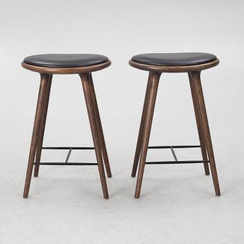 Space Copenhagen, barpallar, 4 st, "High Stool", Mater.