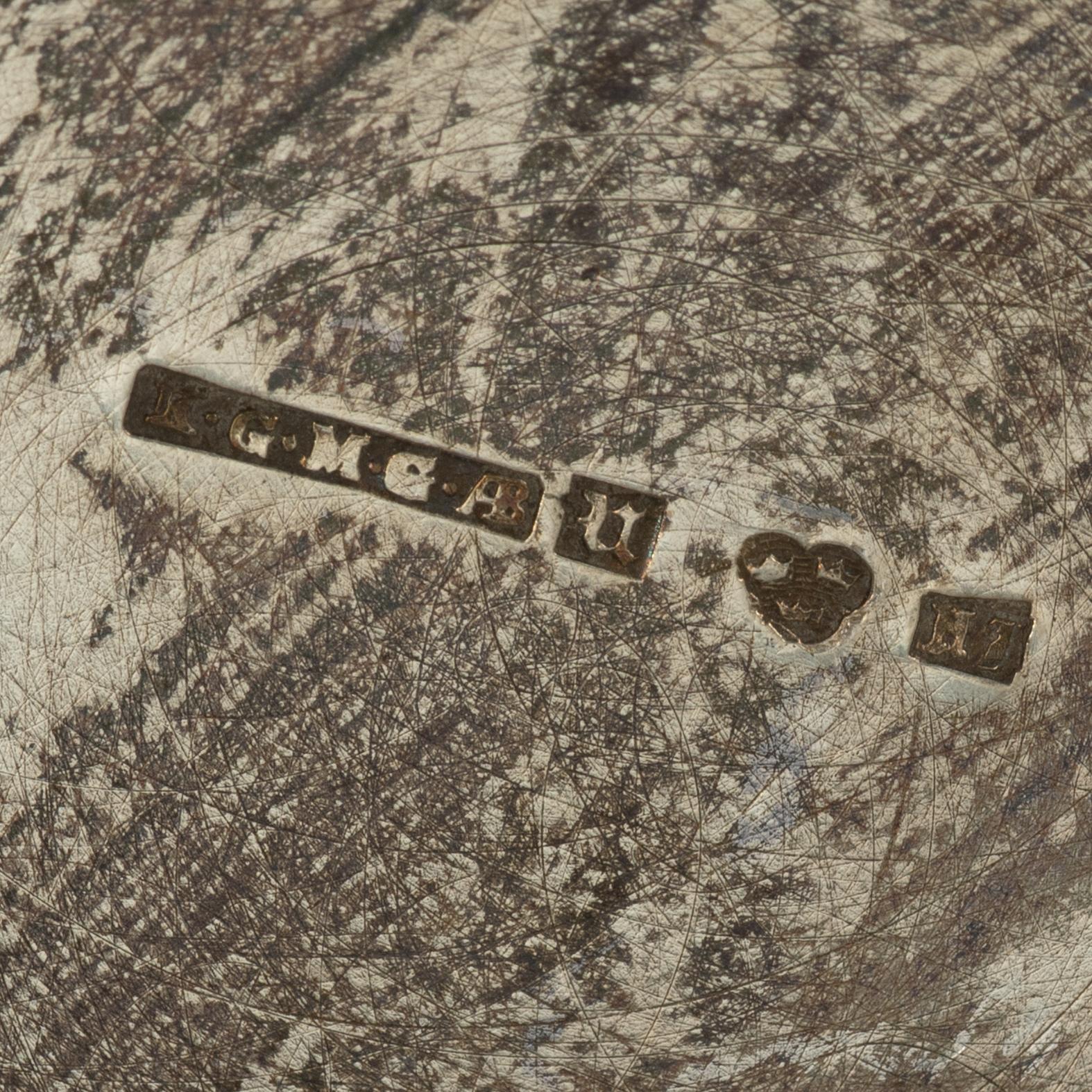 Ten Swedish silver dishes, including mark of KG Markström, Uppsala 1916.