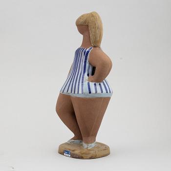 Lisa Larson, a stoneware figurine, 'Dora' from the series 'ABC-flickorna', for Gustavsberg.