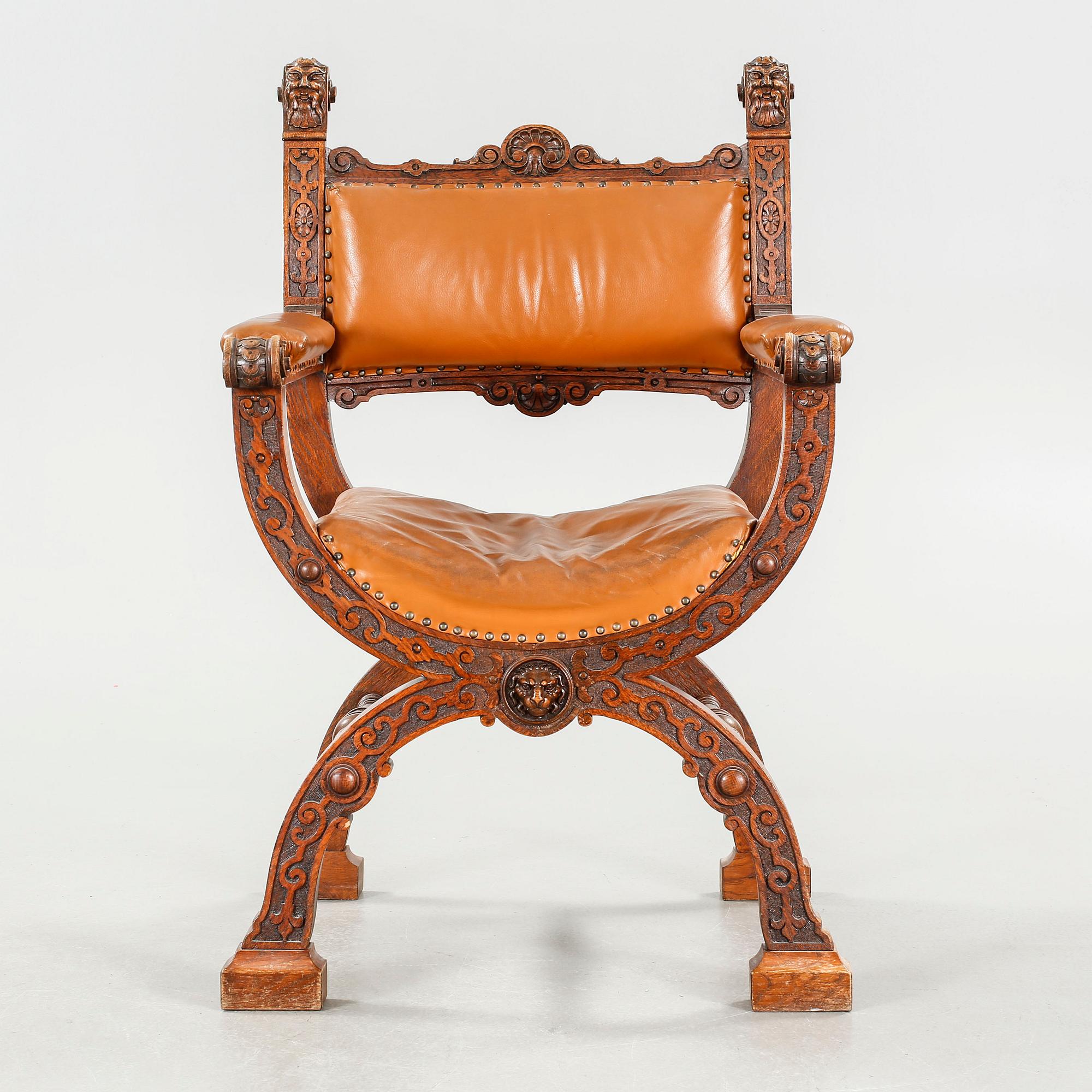 An armchair fromthe early 20th century.