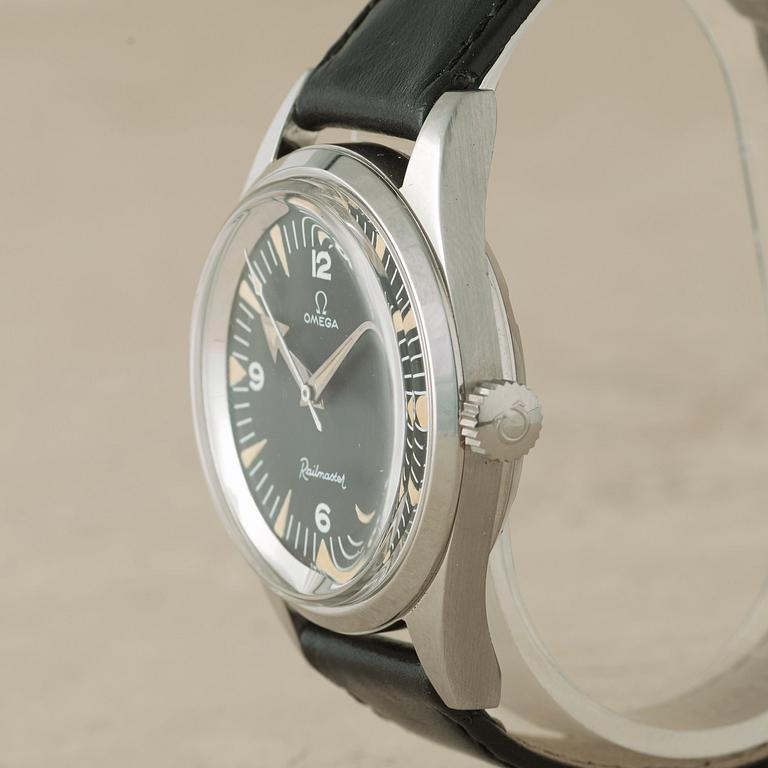 OMEGA, Railmaster, armbandsur, 38 mm,