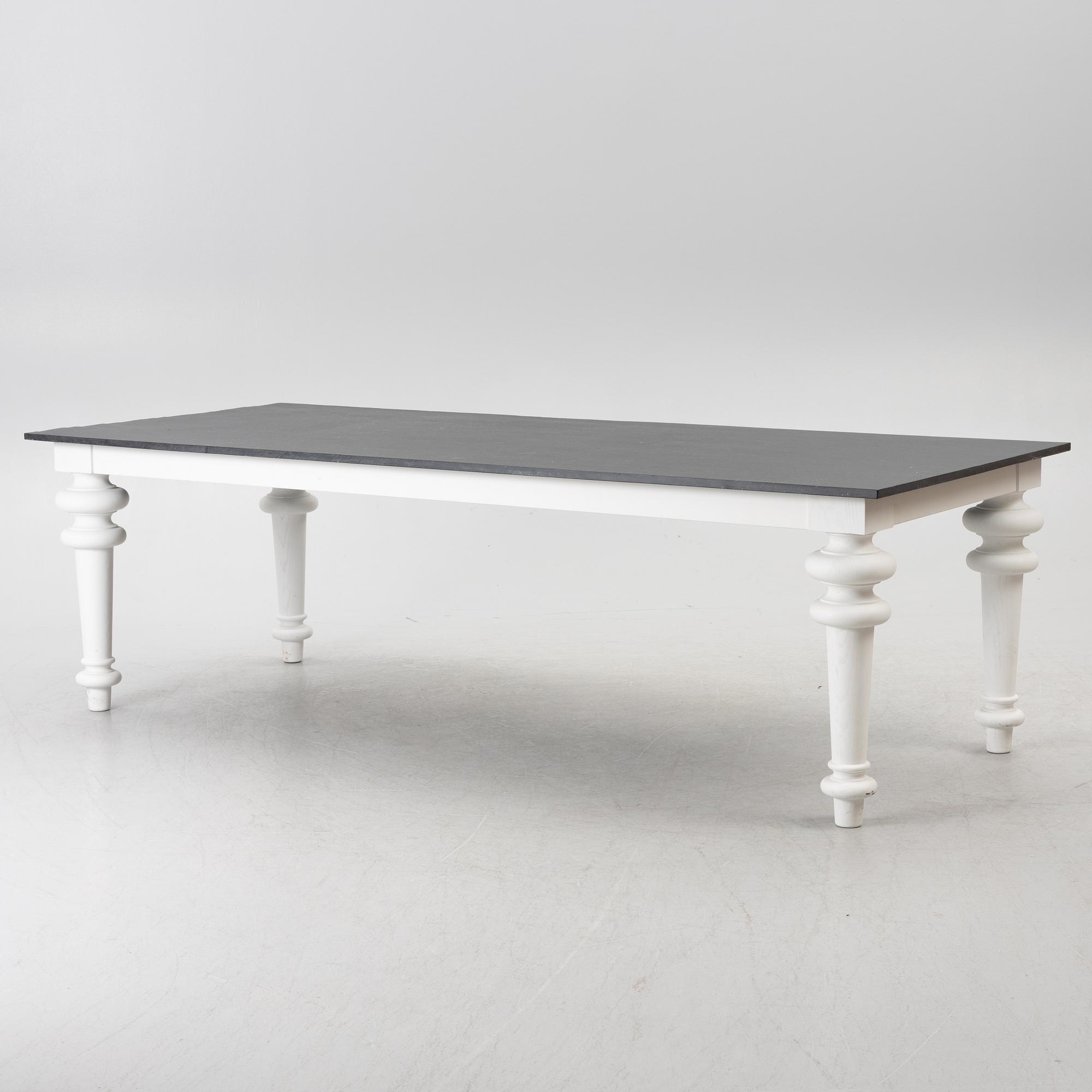 Paola Navone, dining table, 'Gray', Gervasoni, Italy.