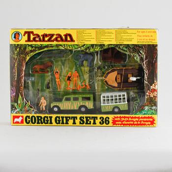 LEKSAKSSET, "Tarzan", Tarzan Corgi gift set 36, 1900-talets andra hälft.