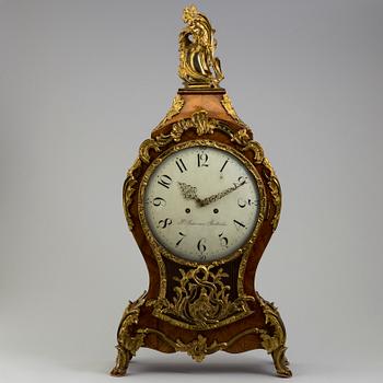 A Rococo/Rococo-style 18th/19th century mantel clock.