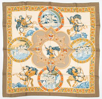 Hermès, "Le Triomphe du Paladin", scarf.