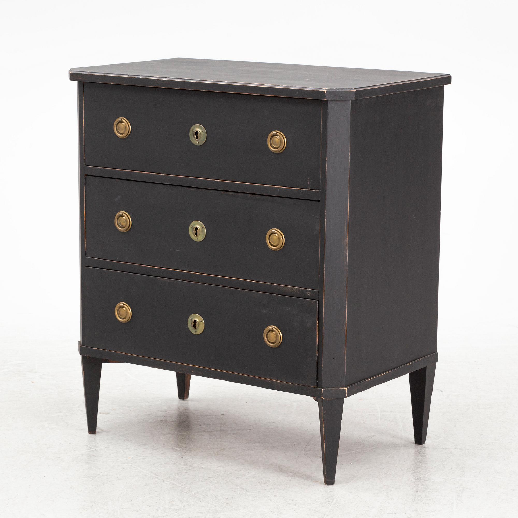 A Gustavian style chest of drawers, Aug. Pihlström, early 20th Century.