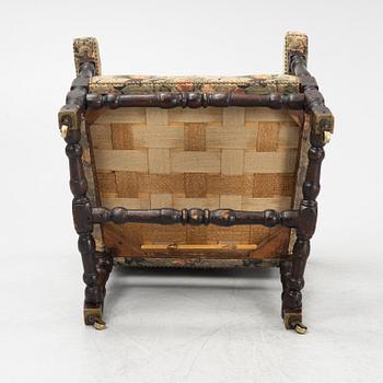 A Baroque armchair, from around the year 1700.