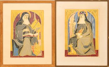 Erik Olson, "Saint Bridget of Vadstena" and "Saint Catherine of Vadstena".
