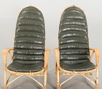 FÅTÖLJER ett par 1900-talets mitt.