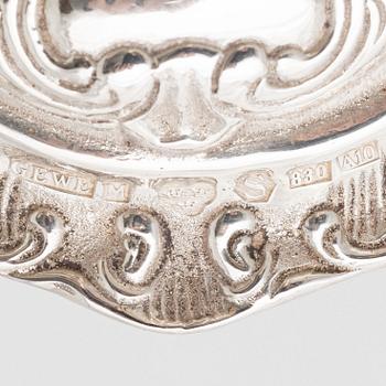 A Swedish silver candelabra, mark of GEWE, Malmö 1975.