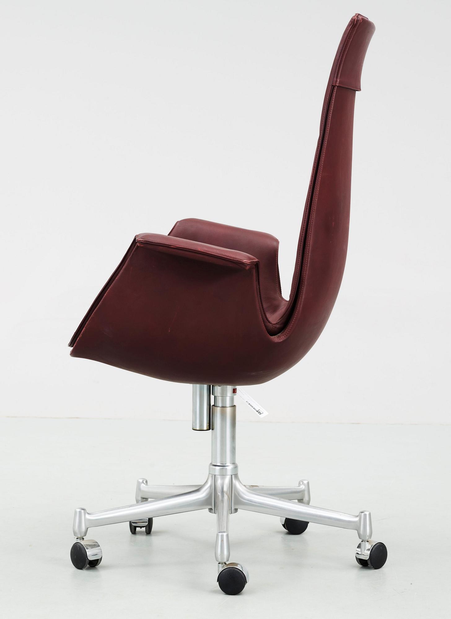 SKRIVBORDSSTOL, 'Tulip', Preben Fabricius & Jørgen Kastholm, Kill International, Tyskland. 1960-70-tal.