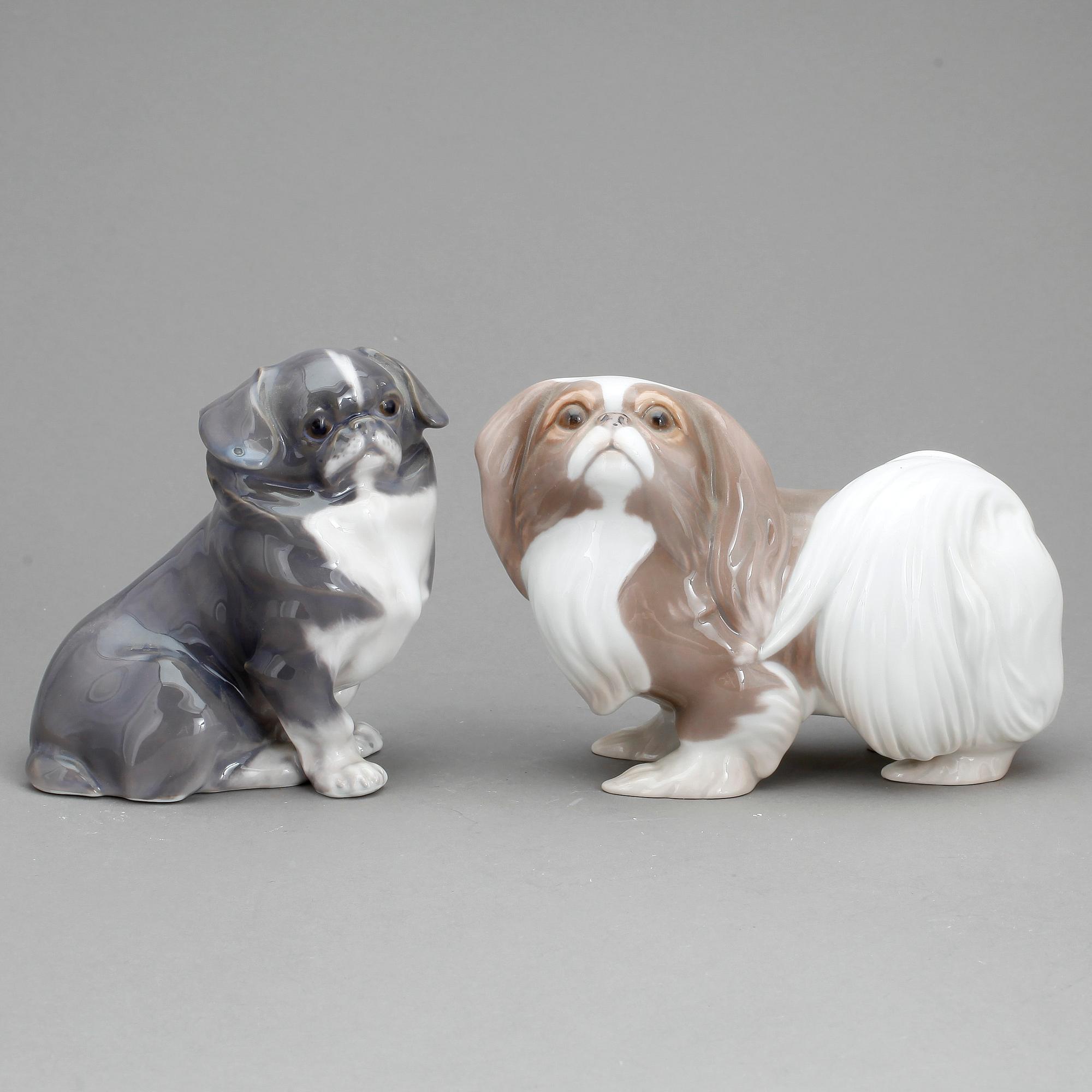 FIGURINER 2 st, porslin, Royal Copenhagen samt Bing & Gröndahl.