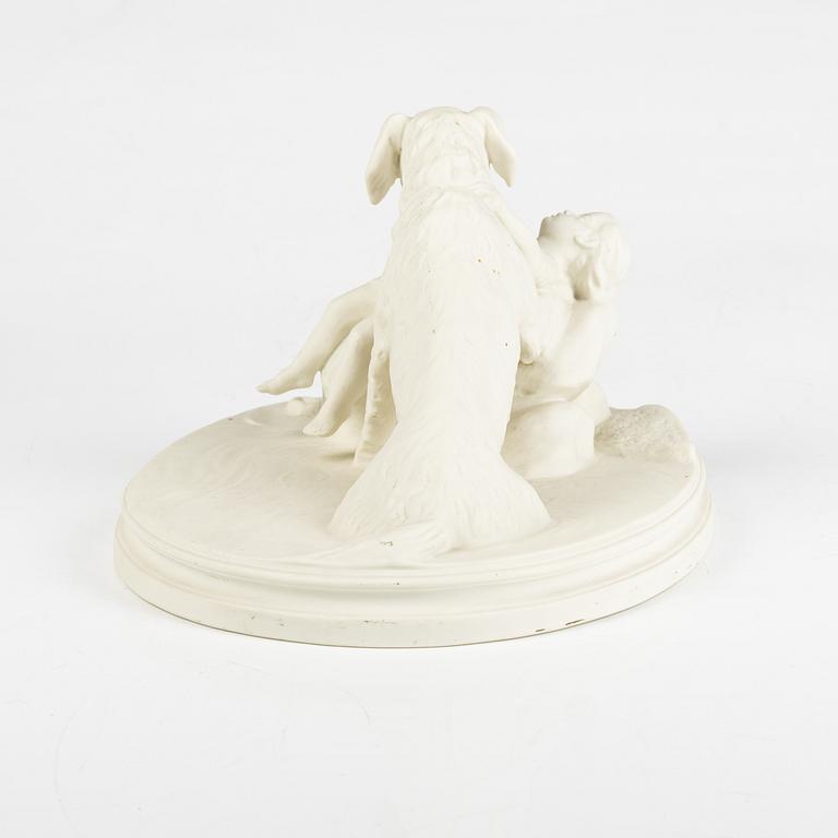 A biscuit porcelain figurine, Gustafsberg, 1921.