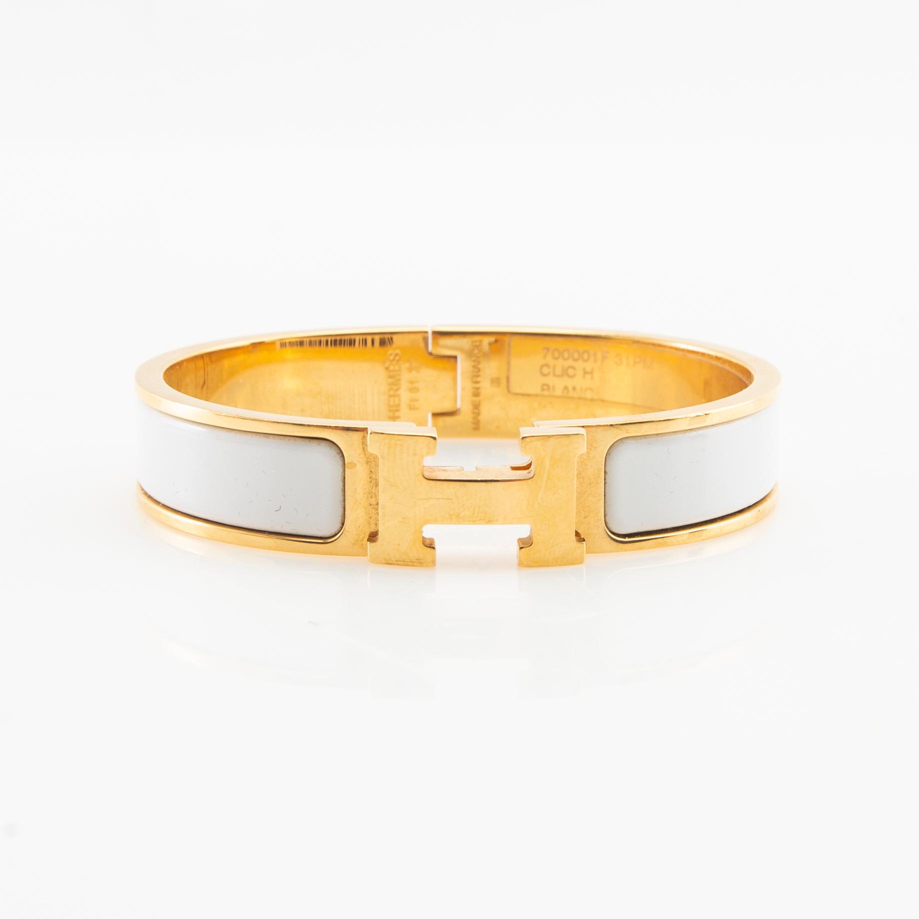 Hermès, bracelet "Clic Clac H".
