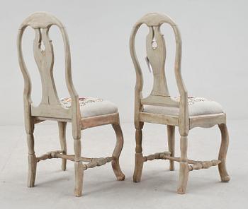 STOLAR, ett par, rokoko, 1700-tal.