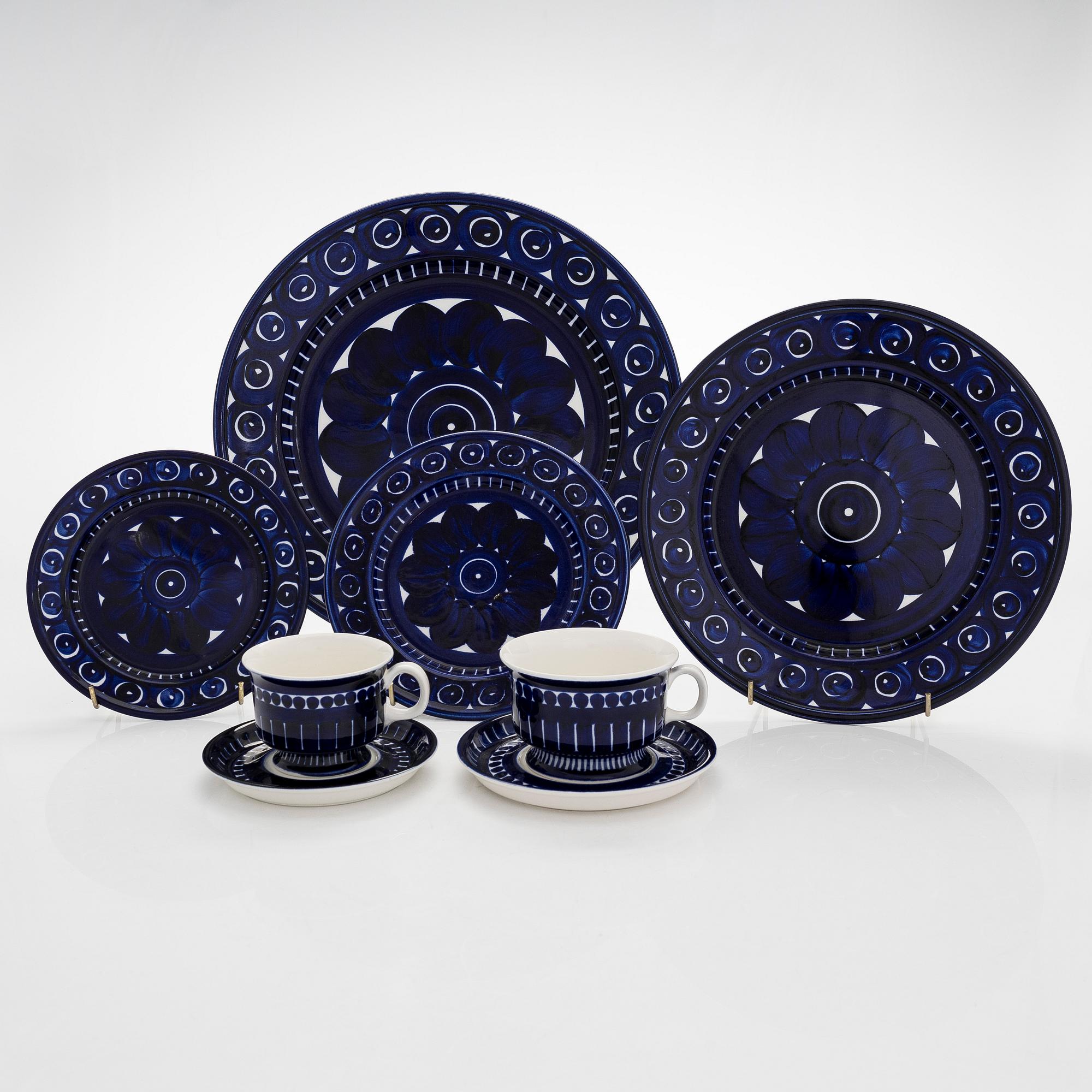 Ulla Procopé, servisdelar, 53 st, "Valencia", Arabia, Finland.