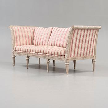 A Gustavian late 18th century sofa.