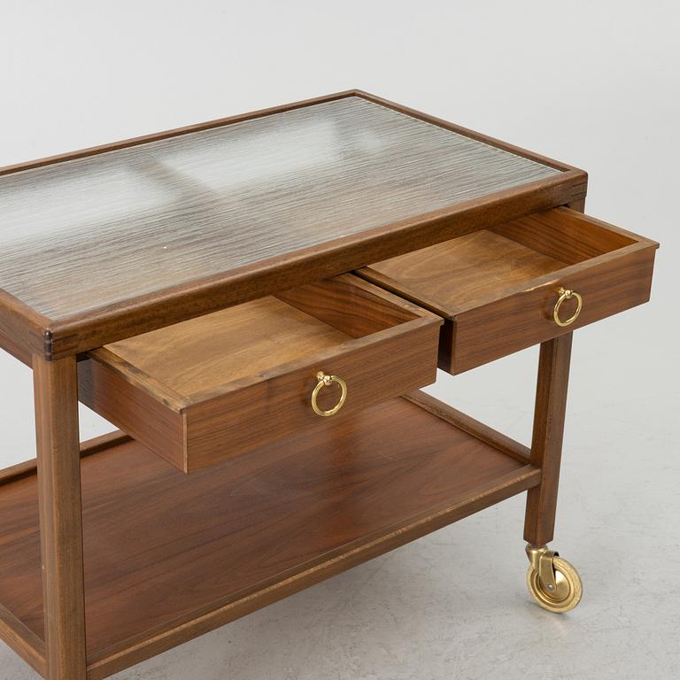 Evald Melander, serving trolley, model 'Britta', Mele-Möbler, Stockholm, c. 1960.