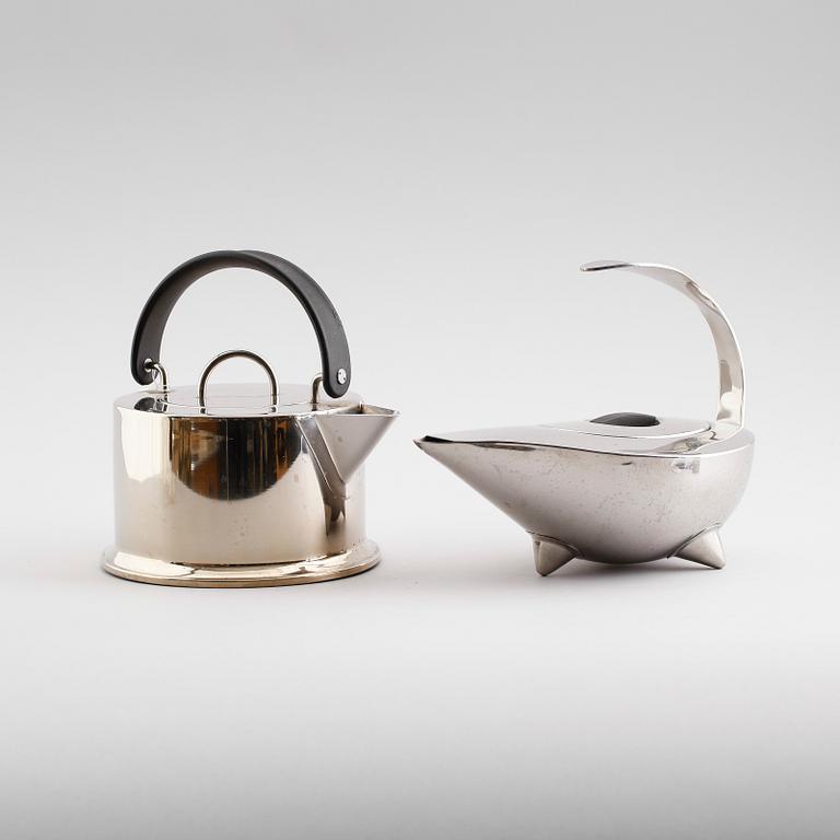 TEKANNOR, 2 st, Bodum, C Jörgensen.
