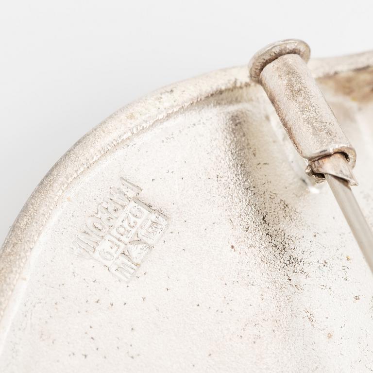 Björn Weckström, brosch,  "Labyrinth",  sterlingsilver. Lapponia 2007.