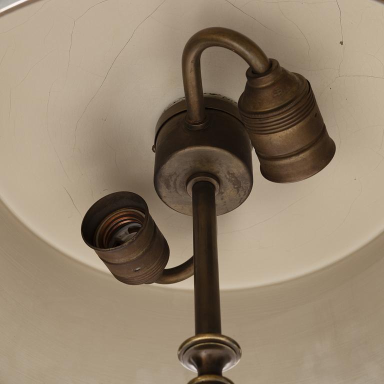 Melchior Wernstedt, a table lamp model "25760", Nordiska Kompaniet, 1920s.