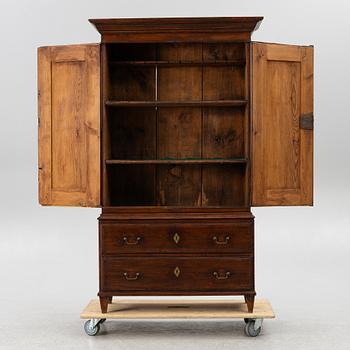 A Gustavian cabinet, end of the 18th century.