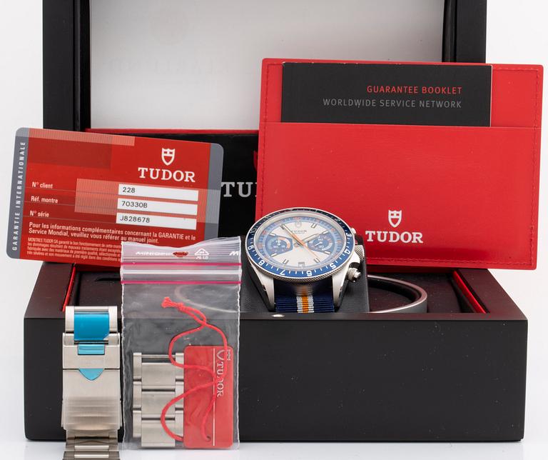 TUDOR, Geneve, Heritage Chrono, kronograf, armbandsur, 42 mm,