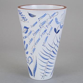 VAS, fajans, Stig Lindberg, Gustavsbergs Studio, 1940-tal.