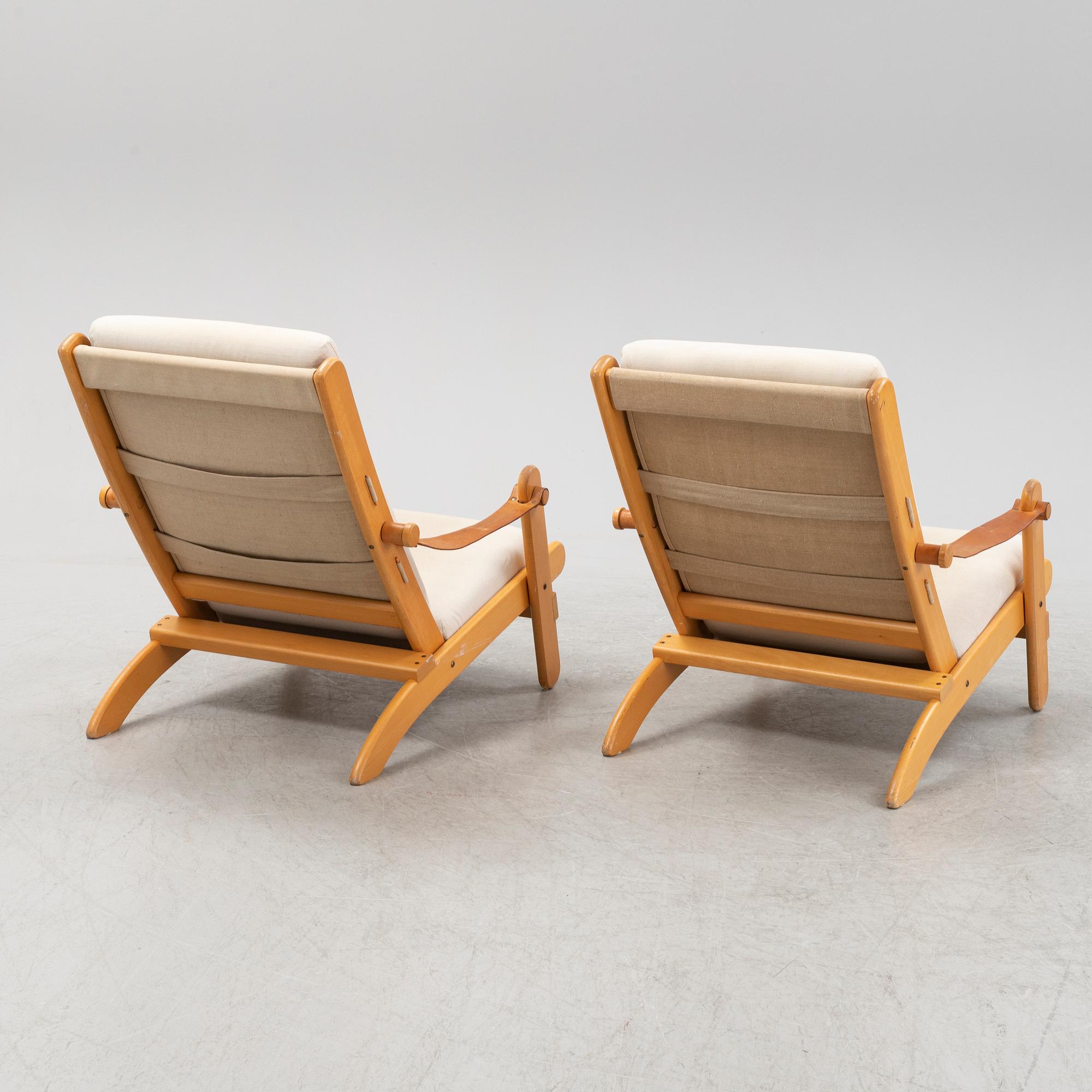 Åke Fribyter, a pair of 'Kongo' lounge chairs from IKEA, 1970's.