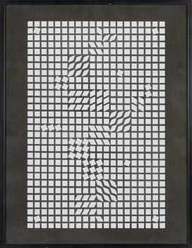 Victor Vasarely, silkscreen, signed and numbered 97/200.