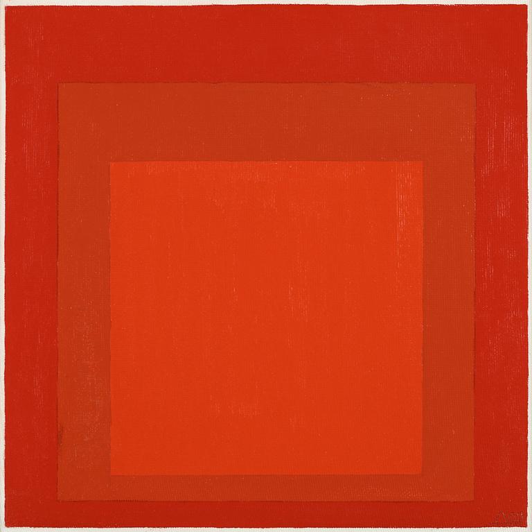 Josef Albers, "Study for Homage To The Square: 'Wet and Dry' ".