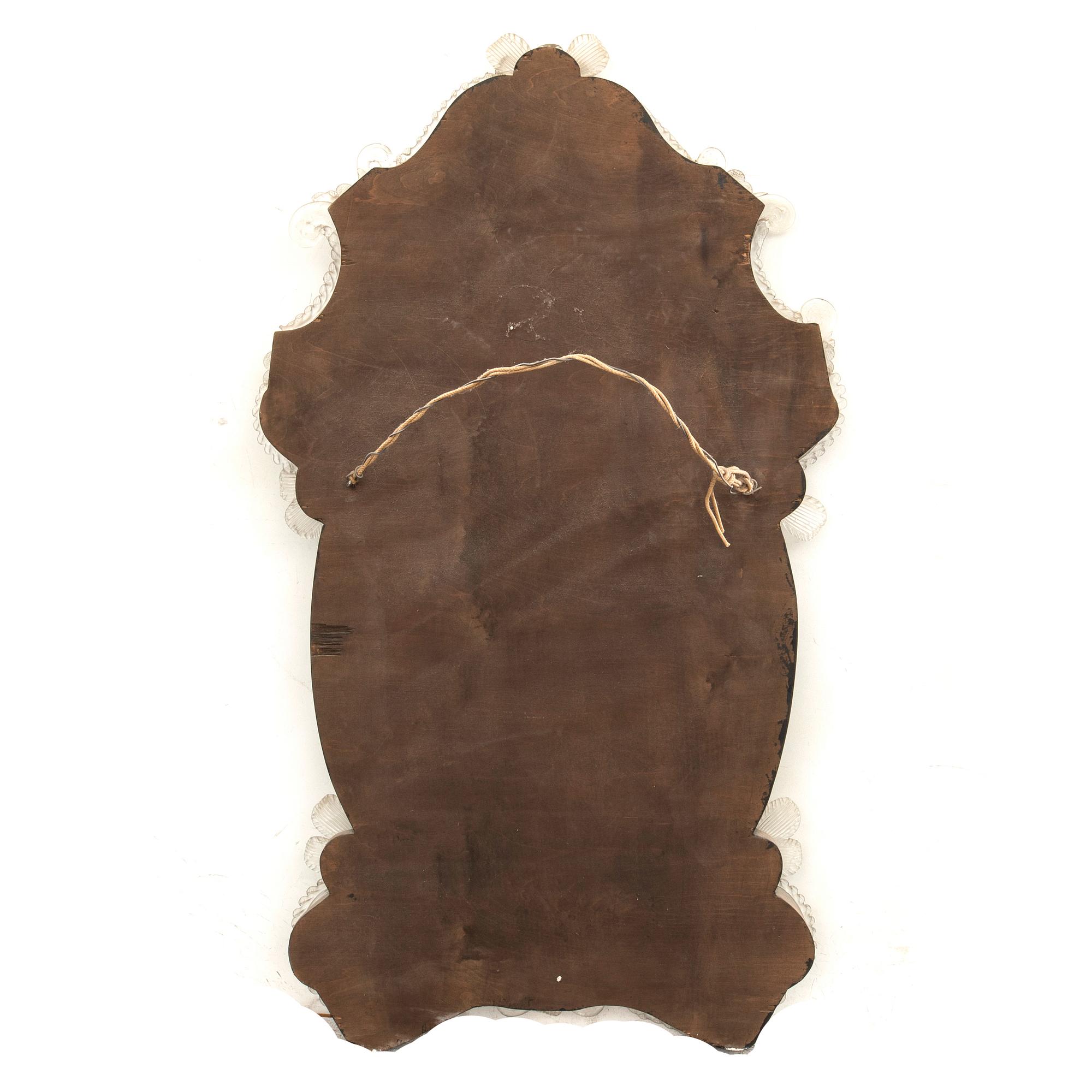Mirror, Venetian style, 20th century.