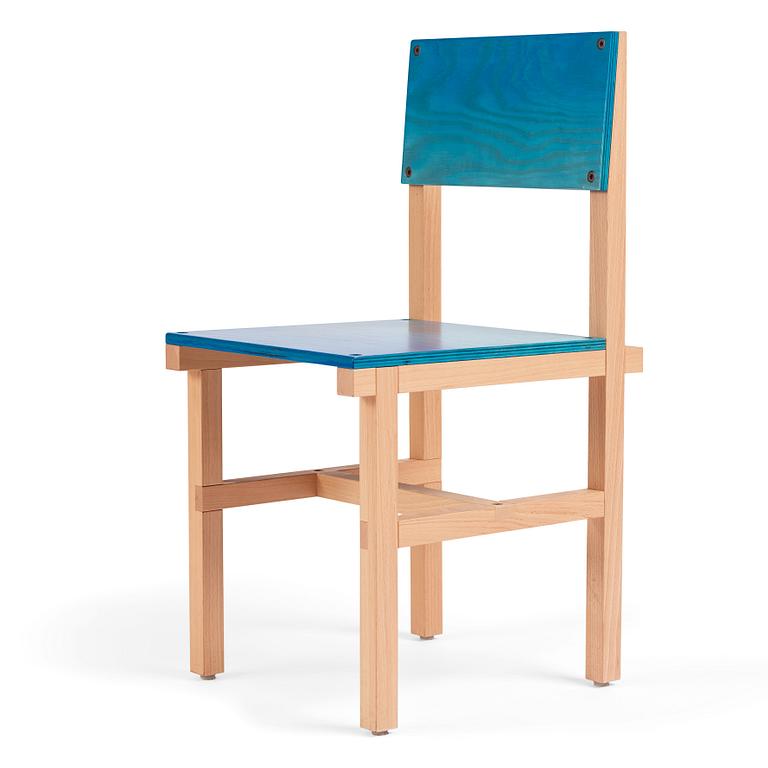 Fredrik Paulsen, a "Röhsska" chair, ed. 83/102, provenance 'Fredrik's Fun Fair',  Designbaren at Stockholm Designweek, Blå Station 2020.