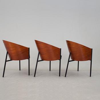 STOLAR, 3 st, "Costes", Philippe Starck, Aleph, Driade. Italien. 1980-tal.