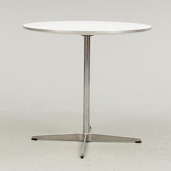 A "AJ" round table design Arne Jacobsen for Fritz Hansen, Denmark.