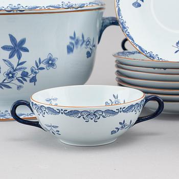 SERVICE, 9 pieces, porcelain, "Ostindia", Rörstrand, 20th century.