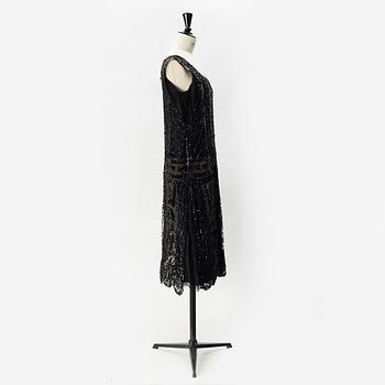 A sequin embroidered 1920's dress.